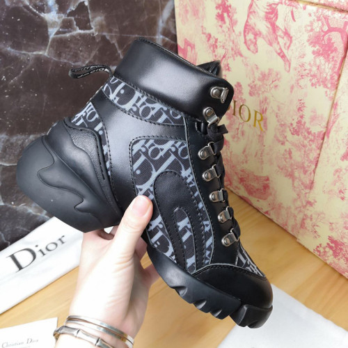 Dior Womens Shoes Sneakers Luxury Brand Design High-Top Women Ankle Boots