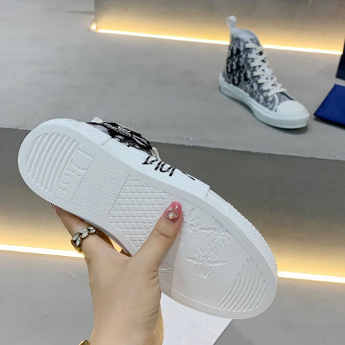 Dior Womens Mens Shoes Sneakers Luxury Brand Unisex Design B23 High-Top Sneaker with Box
