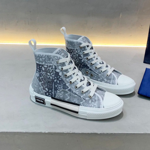Dior Womens Mens Shoes Sneakers Luxury Brand Unisex Design B23 High-Top Sneaker with Box