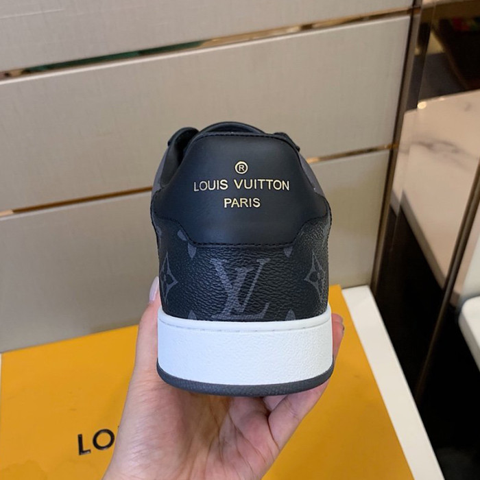 Louis Vuitton Men Shoes Sneakers Casual Luxury Brand RIVOLI SNEAKER 1A8EB7 with Original Box