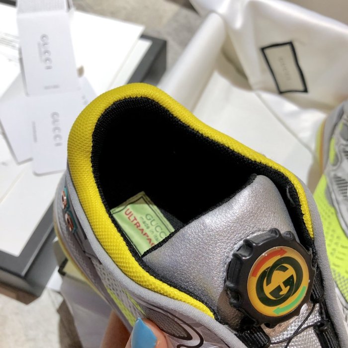 Gucci Mens Shoes Sneakers Luxury Brand Men's Ultrapace R sneaker 623109 H9T30 8495