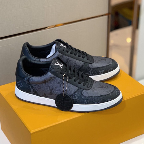 Louis Vuitton Men Shoes Sneakers Casual Luxury Brand RIVOLI SNEAKER 1A8EB7 with Original Box