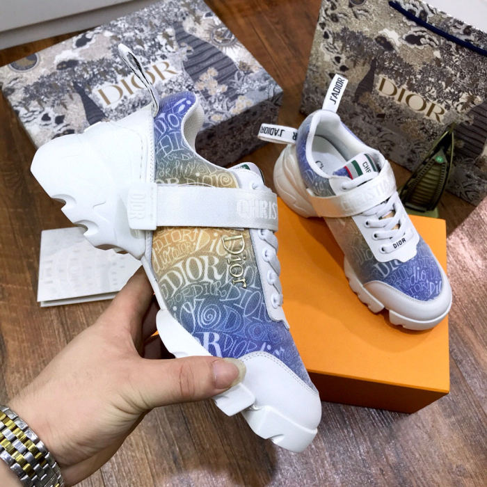 Dior Womens Mens Shoes Sneakers Luxury Brand Unisex Design D-CONNECT SNEAKER