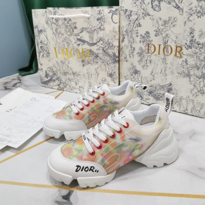 Dior Womens Mens Shoes Sneakers Luxury Brand Unisex Design D-CONNECT SNEAKER