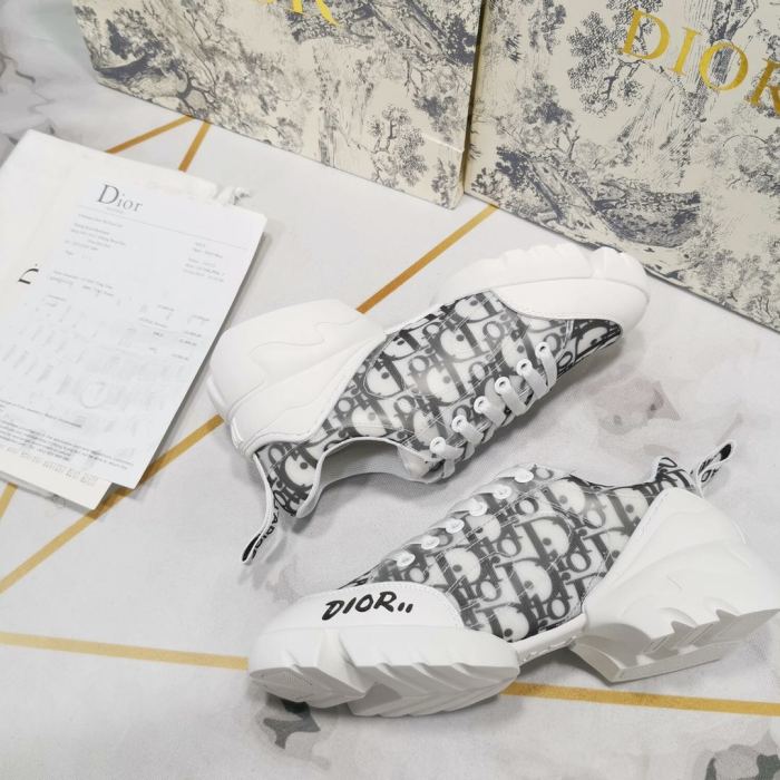Dior Womens Mens Shoes Sneakers Luxury Brand Unisex Design D-CONNECT SNEAKER