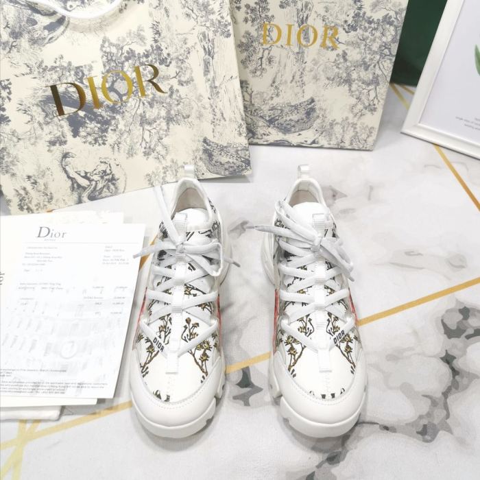 Dior Womens Mens Shoes Sneakers Luxury Brand Unisex Design D-CONNECT SNEAKER