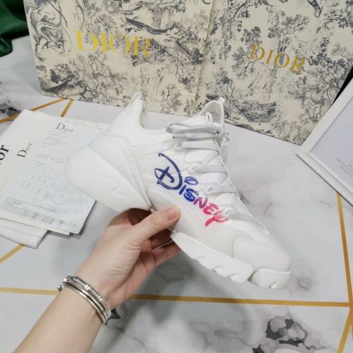 Dior Womens Mens Shoes Sneakers Luxury Brand Unisex Design D-CONNECT SNEAKER