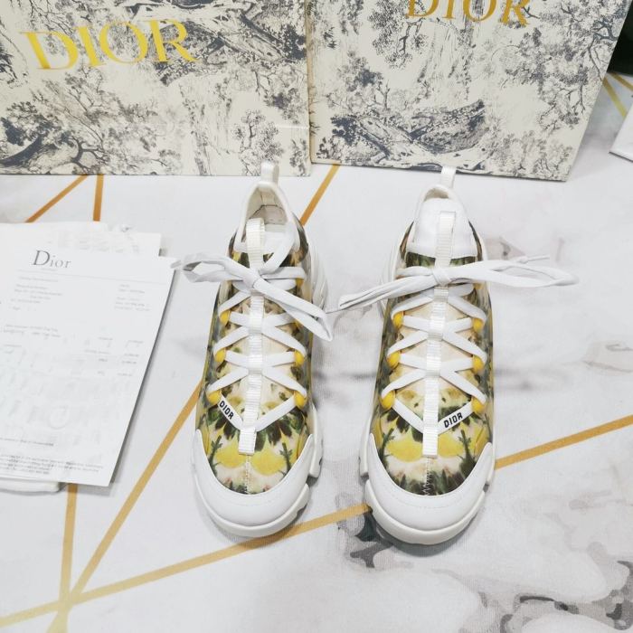 Dior Womens Mens Shoes Sneakers Luxury Brand Unisex Design D-CONNECT SNEAKER