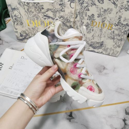 Dior Womens Mens Shoes Sneakers Luxury Brand Unisex Design D-CONNECT SNEAKER