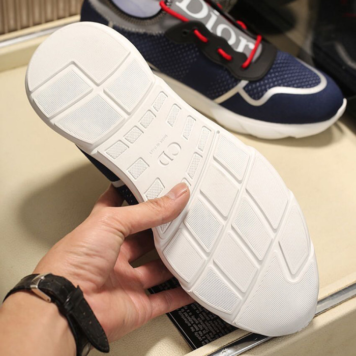 Dior Men Shoes Sneakers Casual Luxury Brand Slip On Breathable Mens Shoes B21 Sneaker