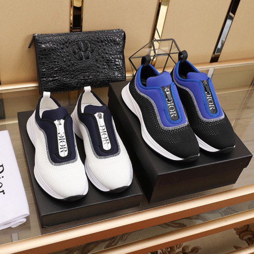 Dior Men Shoes Sneakers Casual Luxury Brand Slip On Breathable Mens Sneakers