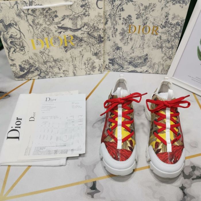 Dior Womens Mens Shoes Sneakers Luxury Brand Unisex Design D-CONNECT SNEAKER