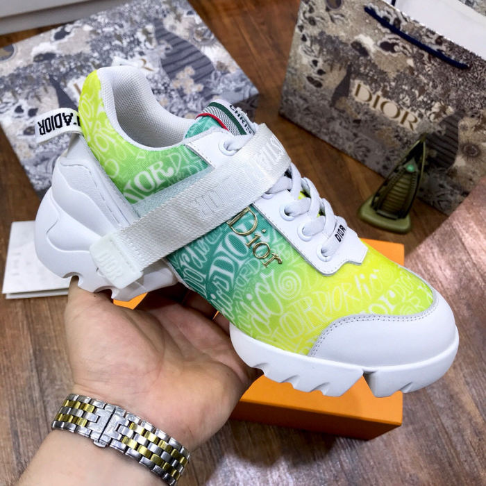 Dior Womens Mens Shoes Sneakers Luxury Brand Unisex Design D-CONNECT SNEAKER