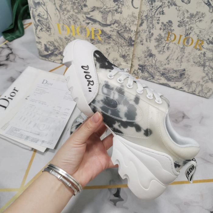 Dior Womens Mens Shoes Sneakers Luxury Brand Unisex Design D-CONNECT SNEAKER