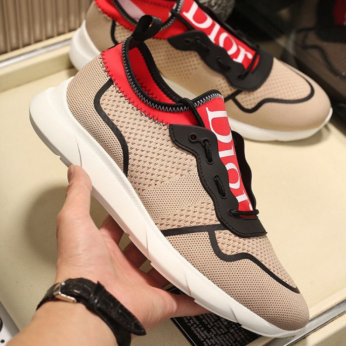Dior Men Shoes Sneakers Casual Luxury Brand Slip On Breathable Mens Shoes B21 Sneaker