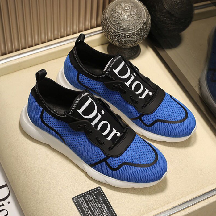 Dior Men Shoes Sneakers Casual Luxury Brand Slip On Breathable Mens Shoes B21 Sneaker