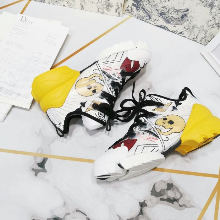 Dior Womens Mens Shoes Sneakers Luxury Brand Unisex Design D-CONNECT SNEAKER