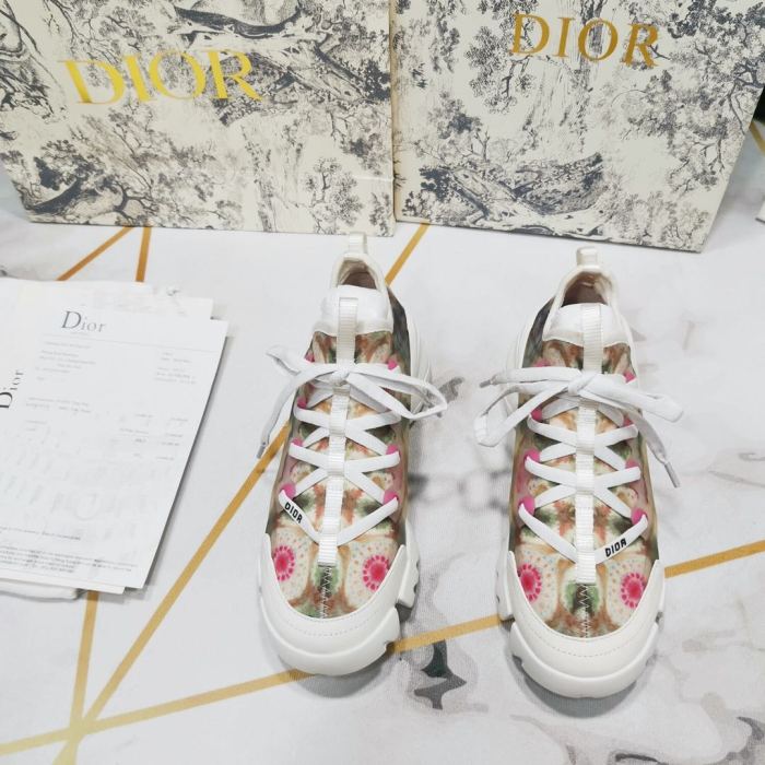 Dior Womens Mens Shoes Sneakers Luxury Brand Unisex Design D-CONNECT SNEAKER