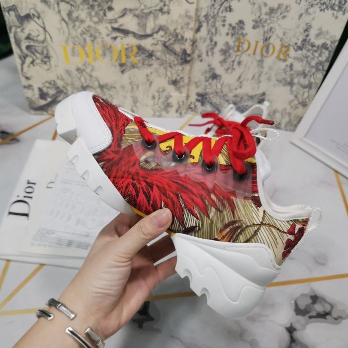 Dior Womens Mens Shoes Sneakers Luxury Brand Unisex Design D-CONNECT SNEAKER