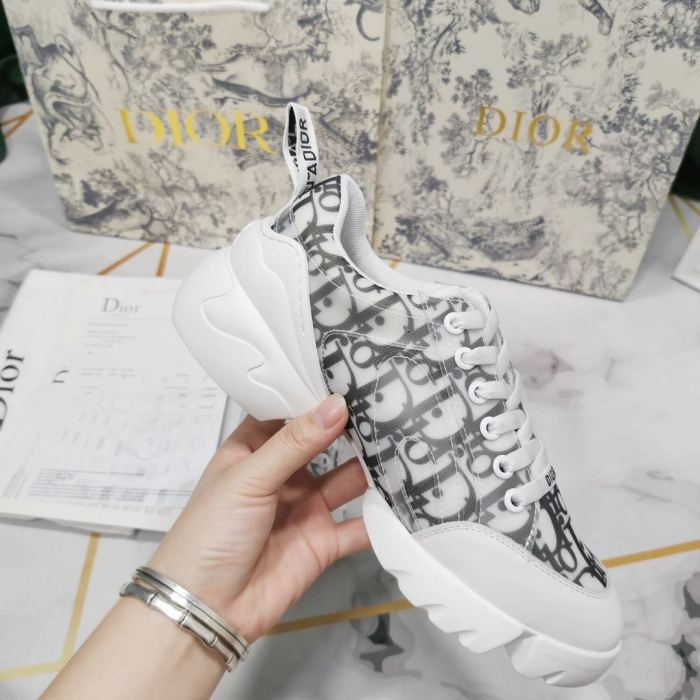 Dior Womens Mens Shoes Sneakers Luxury Brand Unisex Design D-CONNECT SNEAKER