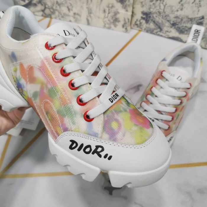 Dior Womens Mens Shoes Sneakers Luxury Brand Unisex Design D-CONNECT SNEAKER