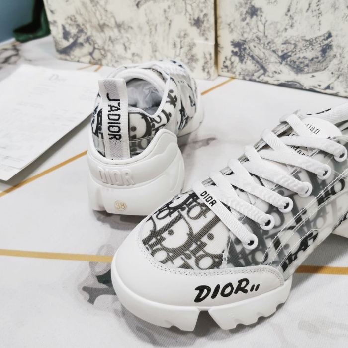 Dior Womens Mens Shoes Sneakers Luxury Brand Unisex Design D-CONNECT SNEAKER