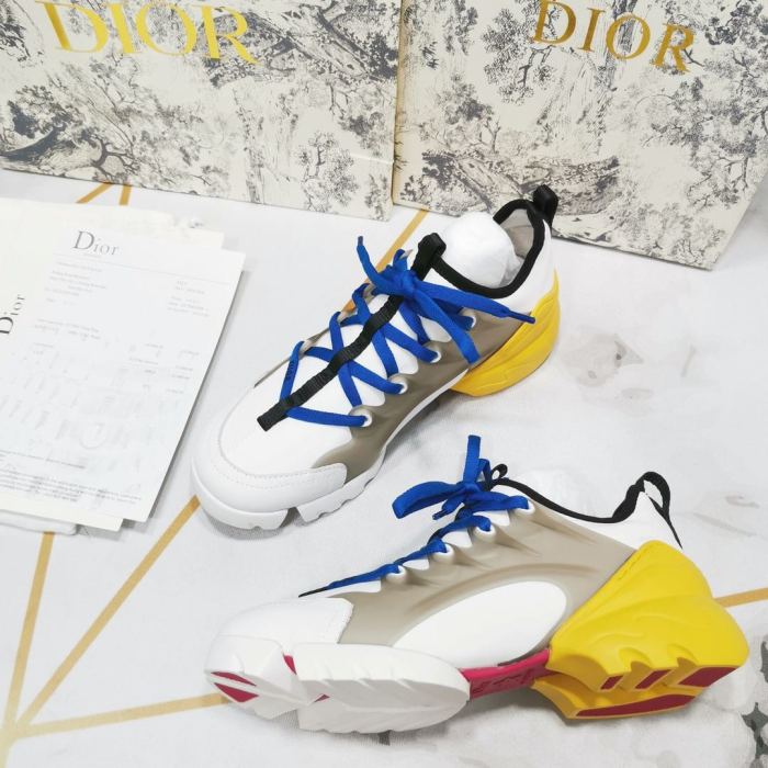 Dior Womens Mens Shoes Sneakers Luxury Brand Unisex Design D-CONNECT SNEAKER