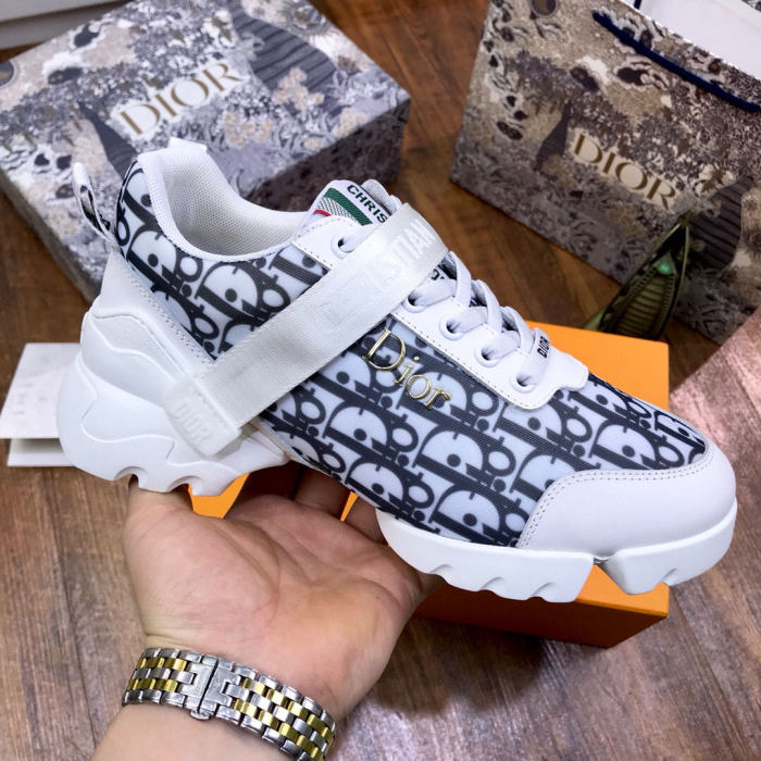 Dior Womens Mens Shoes Sneakers Luxury Brand Unisex Design D-CONNECT SNEAKER