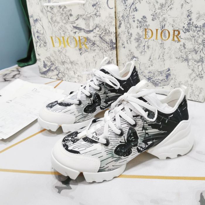 Dior Womens Mens Shoes Sneakers Luxury Brand Unisex Design D-CONNECT SNEAKER