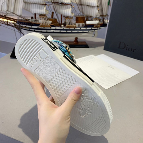 Dior Womens Mens Shoes Sneakers Luxury Brand Unisex Design B23 High-Top Sneaker with Box