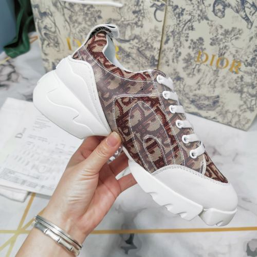 Dior Womens Mens Shoes Sneakers Luxury Brand Unisex Design D-CONNECT SNEAKER