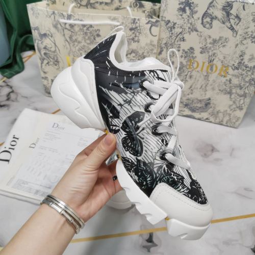 Dior Womens Mens Shoes Sneakers Luxury Brand Unisex Design D-CONNECT SNEAKER
