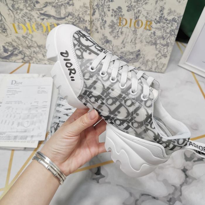 Dior Womens Mens Shoes Sneakers Luxury Brand Unisex Design D-CONNECT SNEAKER
