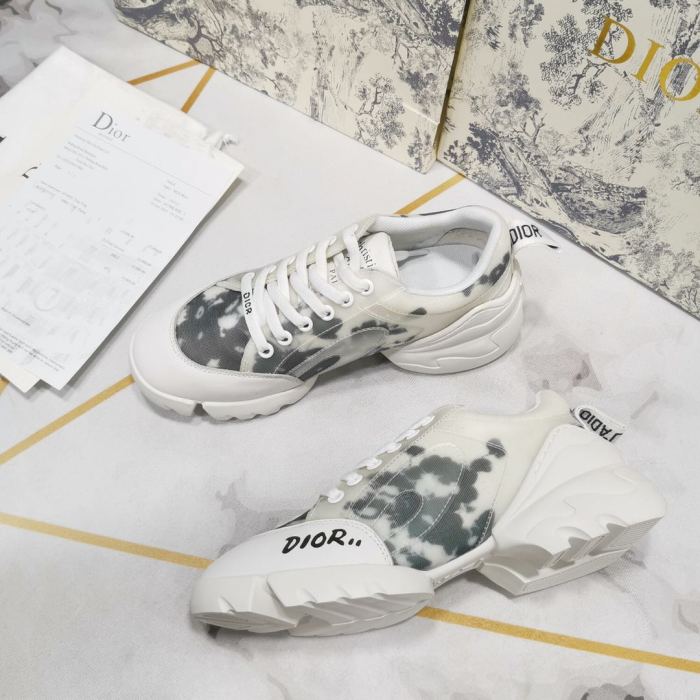 Dior Womens Mens Shoes Sneakers Luxury Brand Unisex Design D-CONNECT SNEAKER