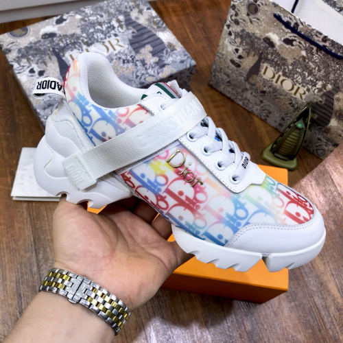 Dior Womens Mens Shoes Sneakers Luxury Brand Unisex Design D-CONNECT SNEAKER