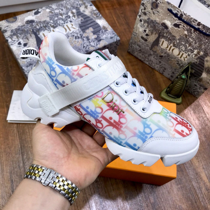 Dior Womens Mens Shoes Sneakers Luxury Brand Unisex Design D-CONNECT SNEAKER