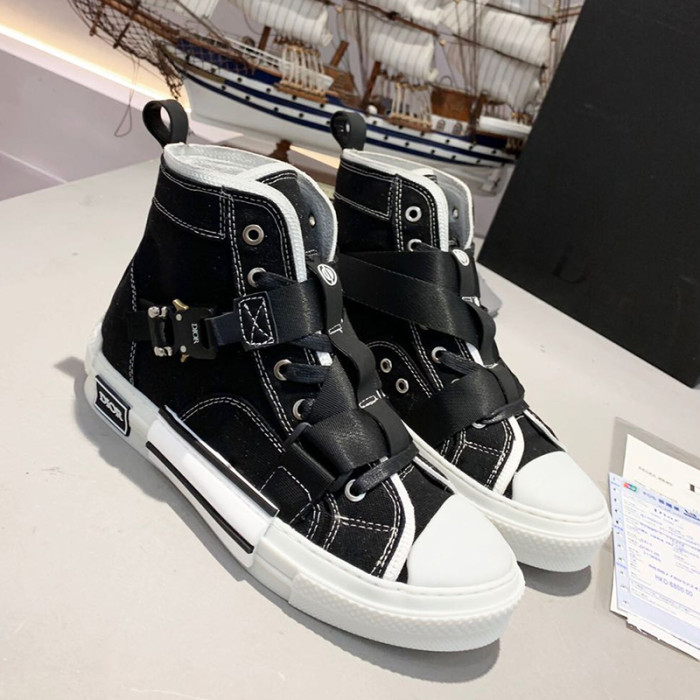 Dior Womens Mens Shoes Sneakers Luxury Brand Unisex Design B23 High-Top Sneaker with Box