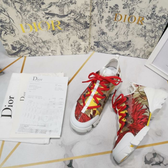 Dior Womens Mens Shoes Sneakers Luxury Brand Unisex Design D-CONNECT SNEAKER
