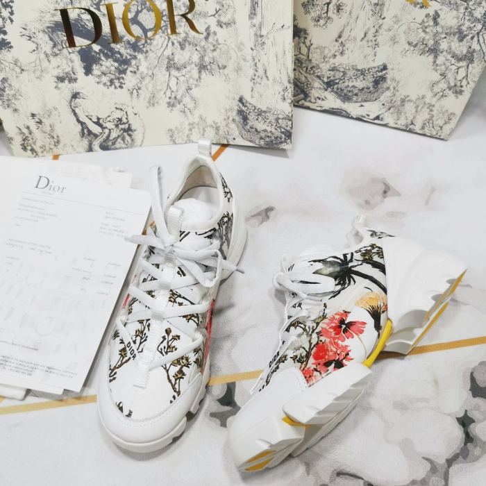 Dior Womens Mens Shoes Sneakers Luxury Brand Unisex Design D-CONNECT SNEAKER