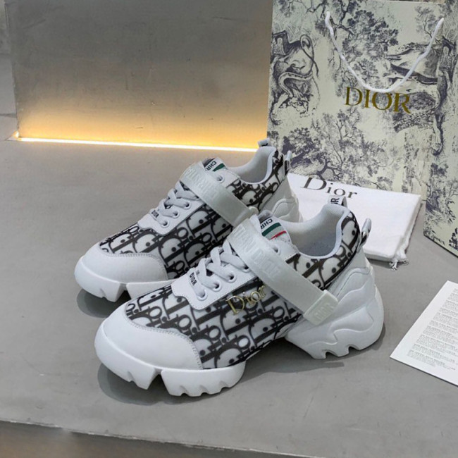 Dior Womens Mens Shoes Sneakers Luxury Brand Unisex Design D-CONNECT SNEAKER
