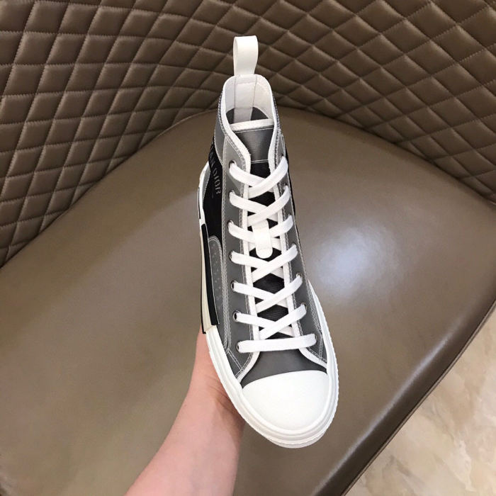 Dior Womens Mens Shoes Sneakers Luxury Brand Unisex Design B23 High-Top Sneaker with Box