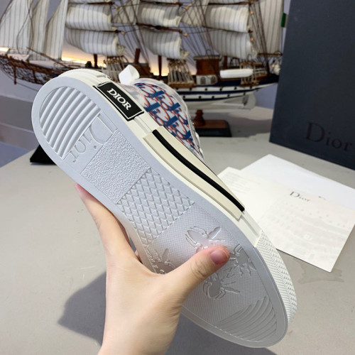 Dior Womens Mens Shoes Sneakers Luxury Brand Unisex Design B23 High-Top Sneaker with Box