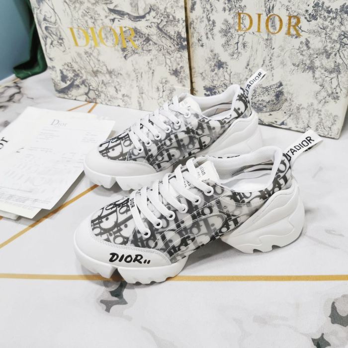 Dior Womens Mens Shoes Sneakers Luxury Brand Unisex Design D-CONNECT SNEAKER