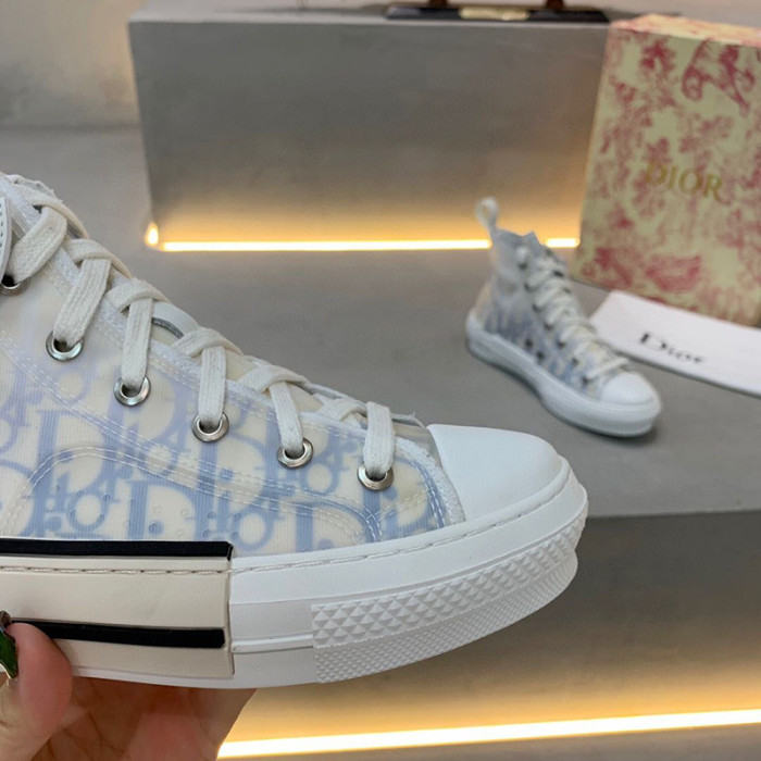 Dior Womens Mens Shoes Sneakers Luxury Brand Unisex Design B23 High-Top Sneaker with Box