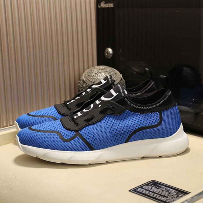 Dior Men Shoes Sneakers Casual Luxury Brand Slip On Breathable Mens Shoes B21 Sneaker