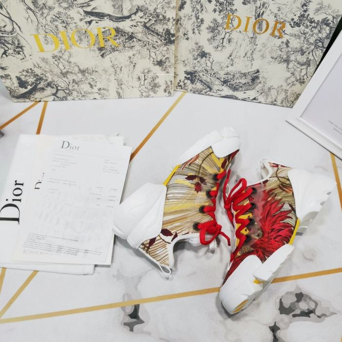 Dior Womens Mens Shoes Sneakers Luxury Brand Unisex Design D-CONNECT SNEAKER