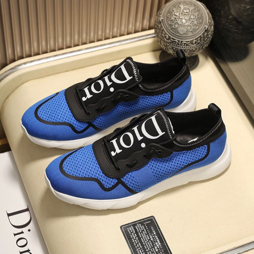 Dior Men Shoes Sneakers Casual Luxury Brand Slip On Breathable Mens Shoes B21 Sneaker