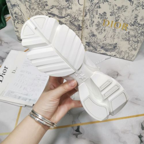 Dior Womens Mens Shoes Sneakers Luxury Brand Unisex Design D-CONNECT SNEAKER White Technical Fabric
