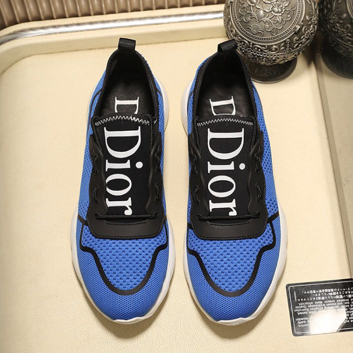 Dior Men Shoes Sneakers Casual Luxury Brand Slip On Breathable Mens Shoes B21 Sneaker