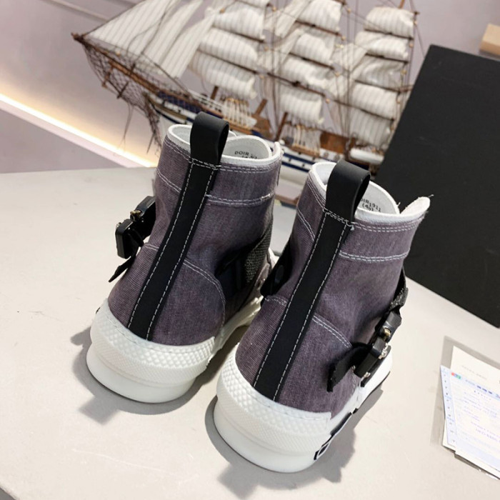 Dior Womens Mens Shoes Sneakers Luxury Brand Unisex Design B23 High-Top Sneaker with Box